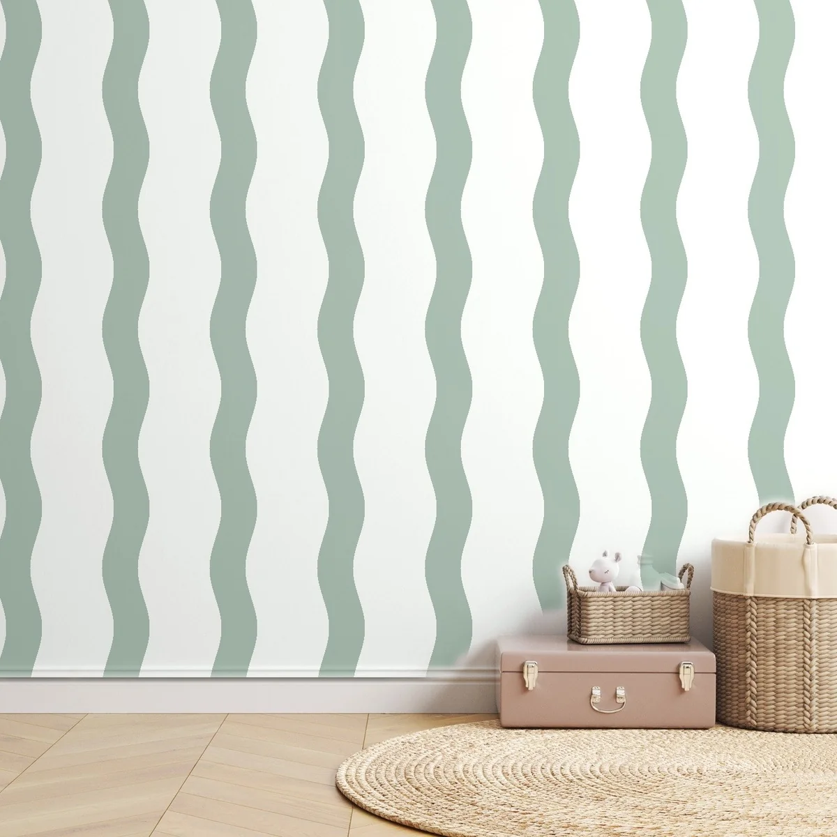 Sage Ripple — Modern Wallpaper Dubai - Image 2