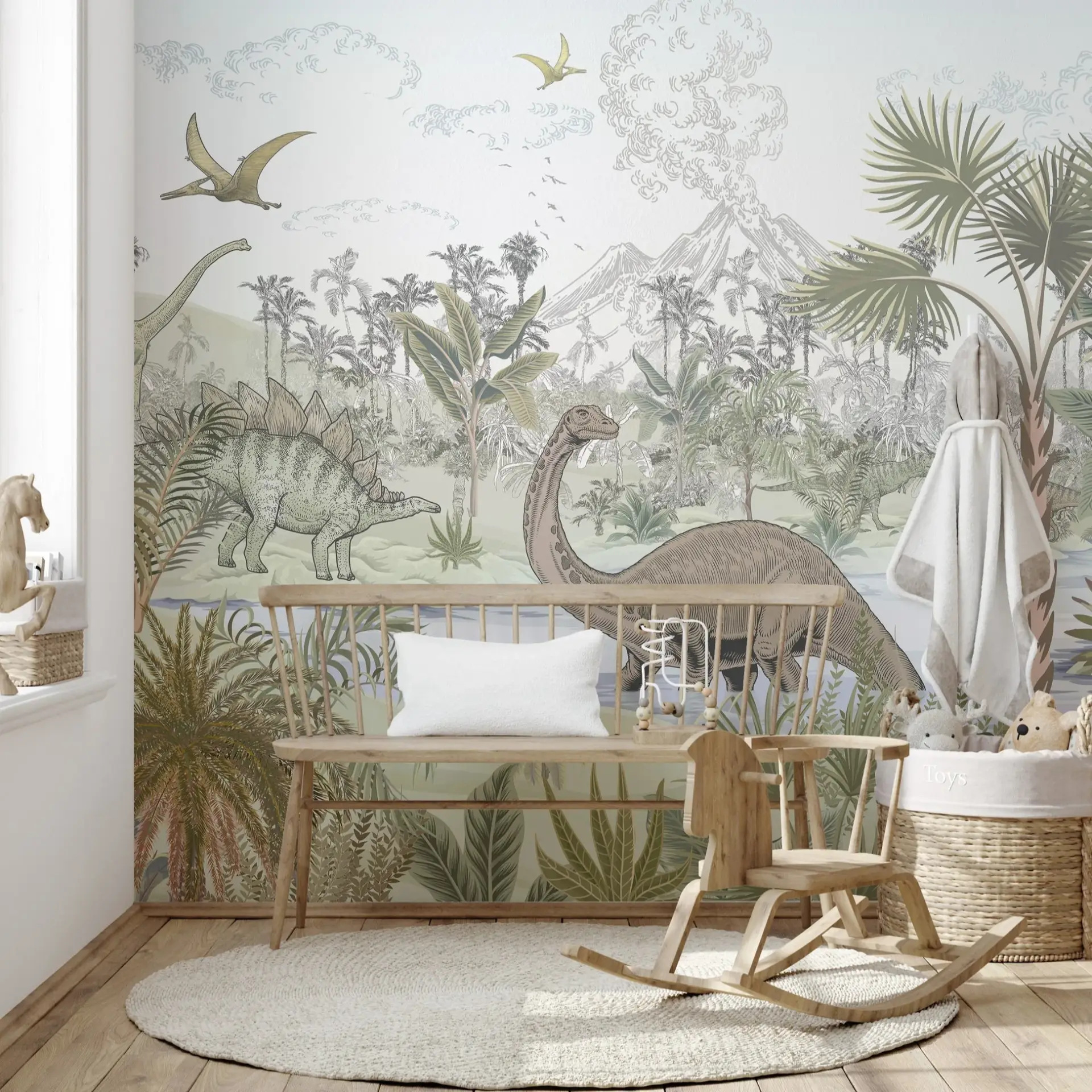 Saurian Valley — Luxury Kids Wallpaper Dubai - Image 2
