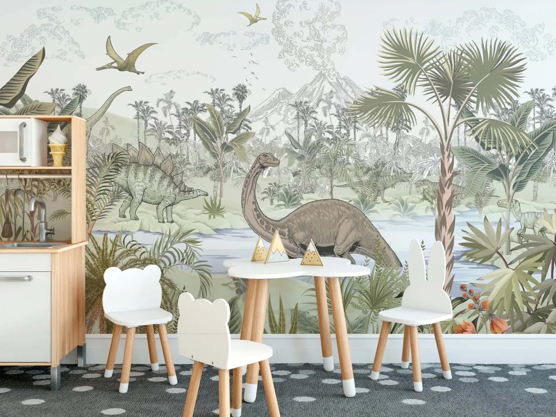 Saurian Valley — Luxury Kids Wallpaper Dubai - Image 3