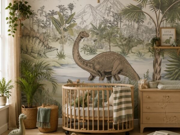 Saurian Valley — Luxury Kids Wallpaper Dubai