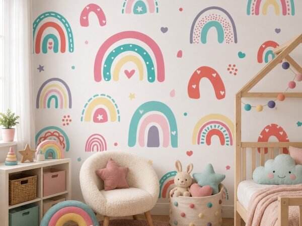 Sherbet Arches — Luxury Kids Wallpaper Dubai