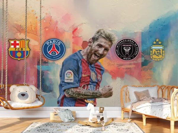 Stadium Rush — Luxury Kids Wallpaper Dubai
