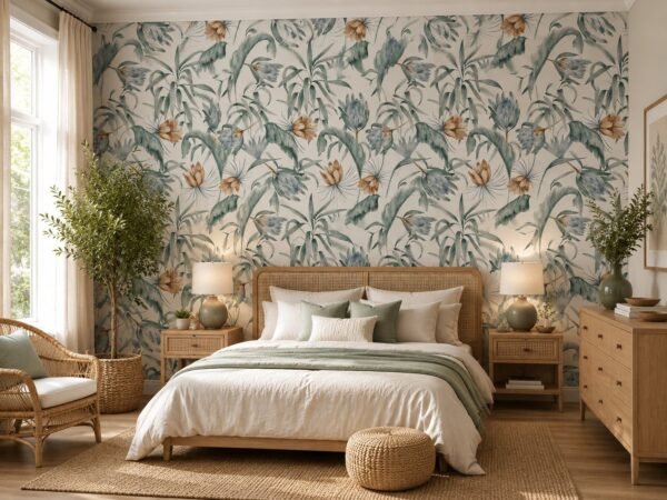 Sylvan Fronds — Luxury Floral Wallpaper Dubai