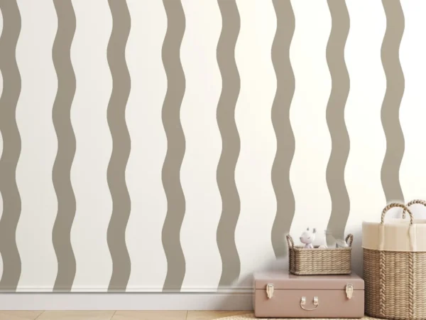 Taupe Current — Modern Wallpaper Dubai
