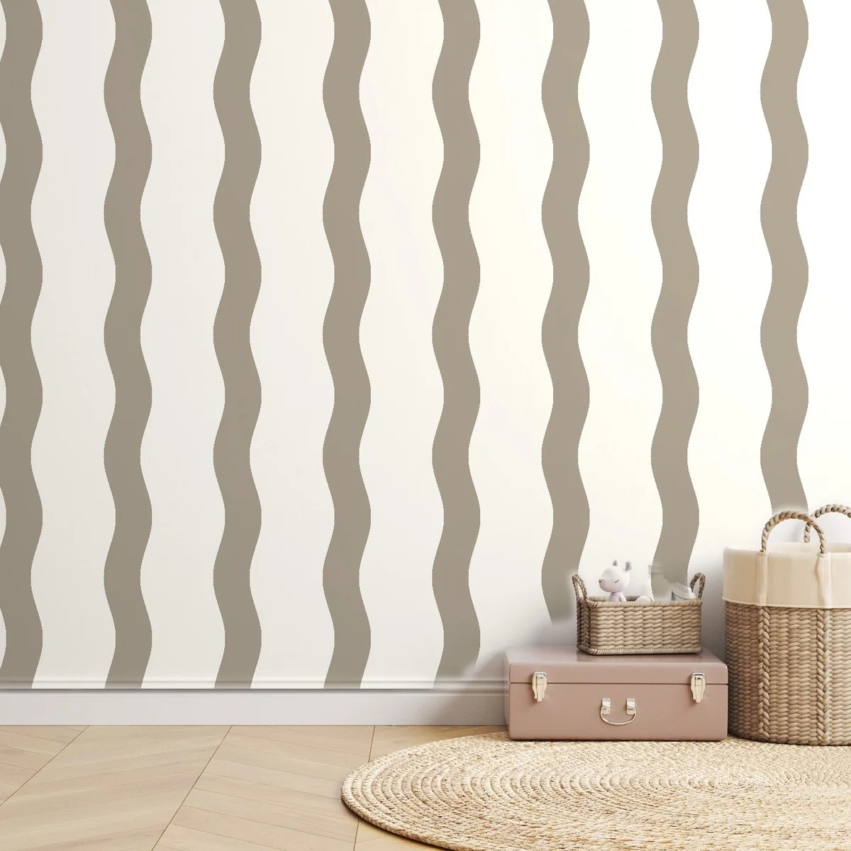 Taupe Current — Modern Wallpaper Dubai