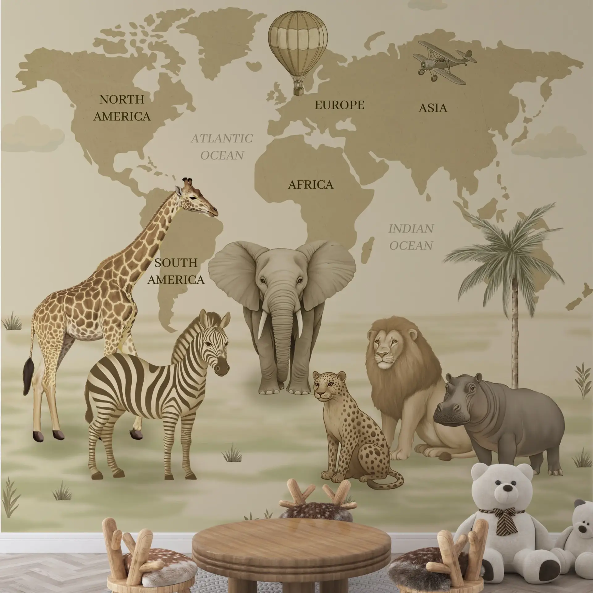 Terra Procession — Luxury Kids Wallpaper Dubai - Image 3
