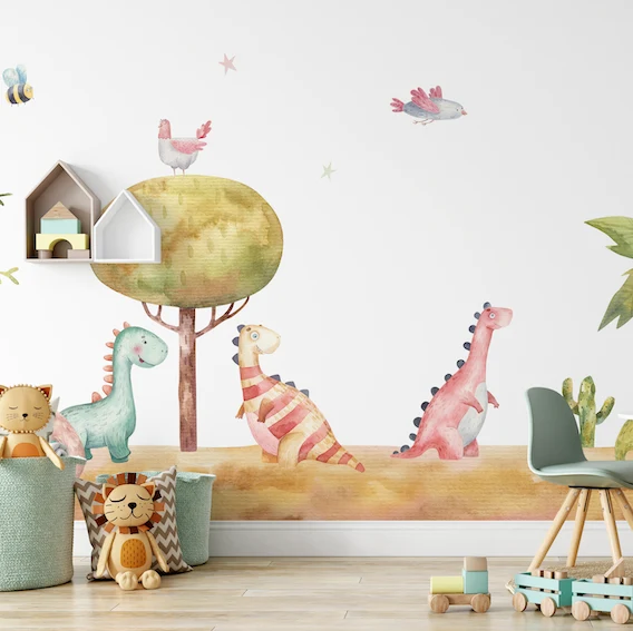 Tiny Sauria — Luxury Kids Wallpaper Dubai - Image 2