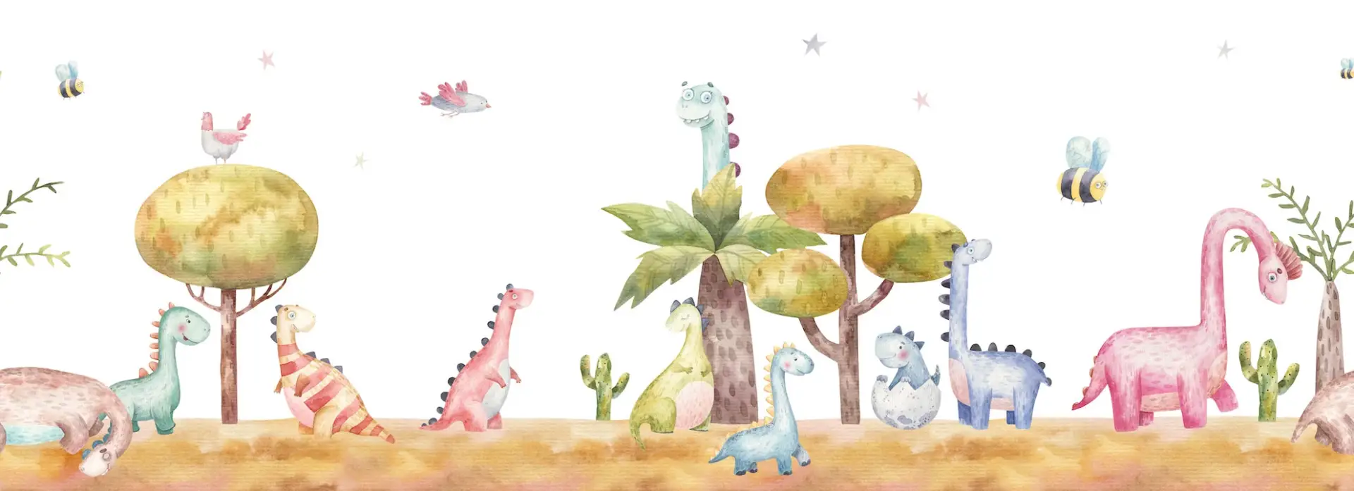 Tiny Sauria — Luxury Kids Wallpaper Dubai - Image 3