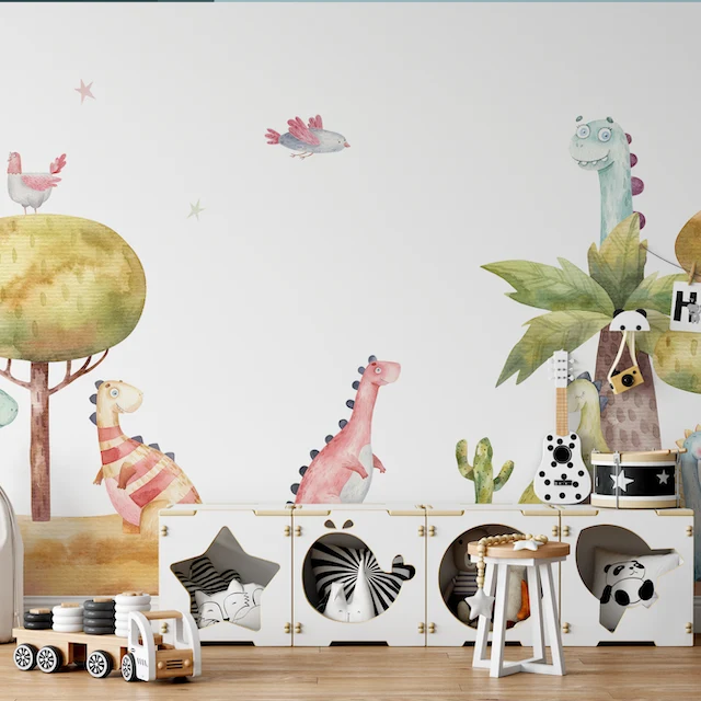 Tiny Sauria — Luxury Kids Wallpaper Dubai - Image 4