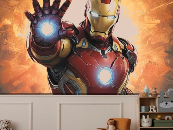 Titanium Pulse — Luxury Kids Wallpaper Dubai