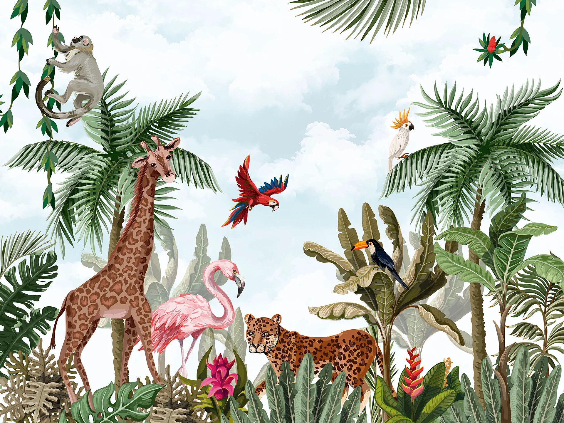 Toucan Prowl — Luxury Kids Wallpaper Dubai - Image 4