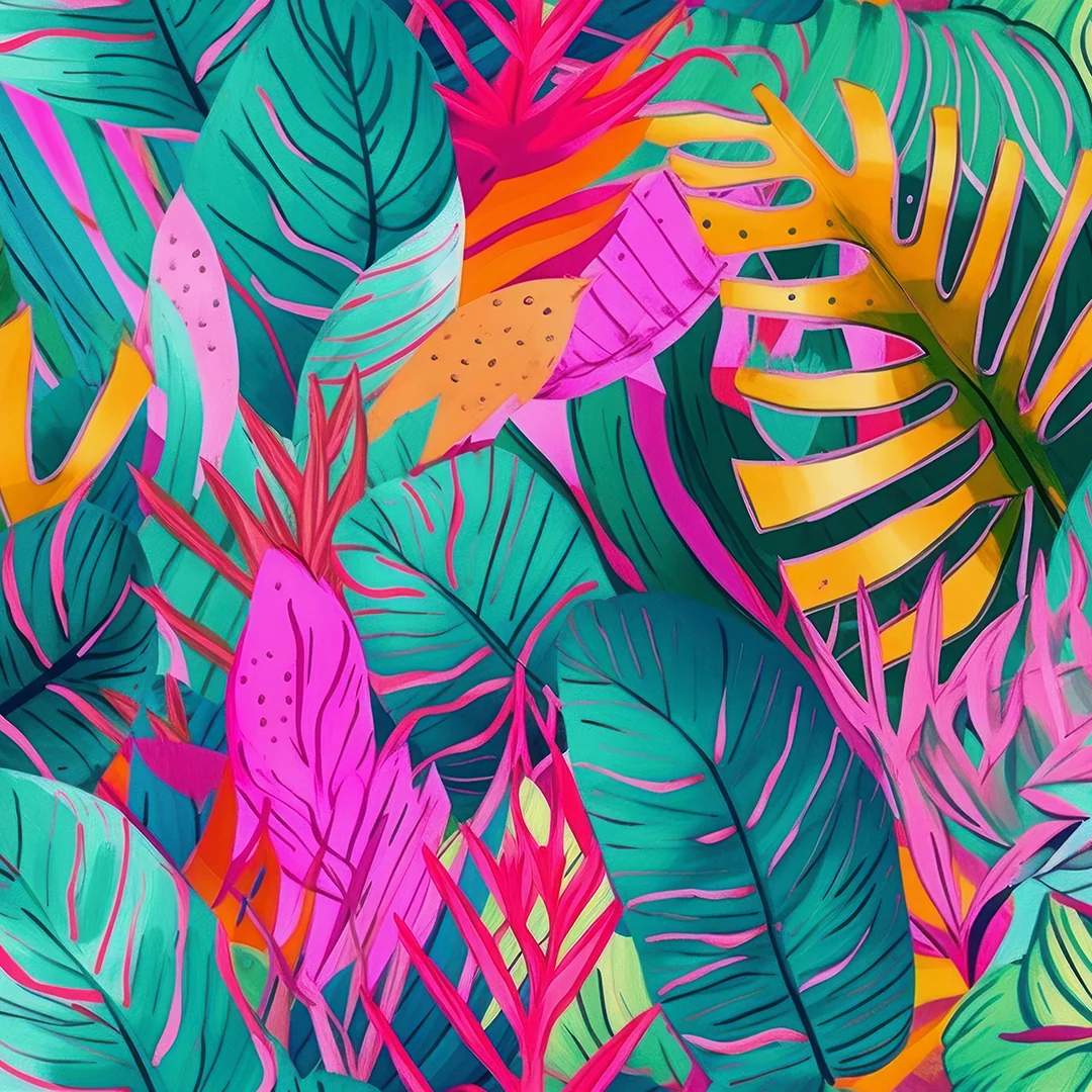 Tropic Voltage — Luxury Floral Wallpaper Dubai - Image 4