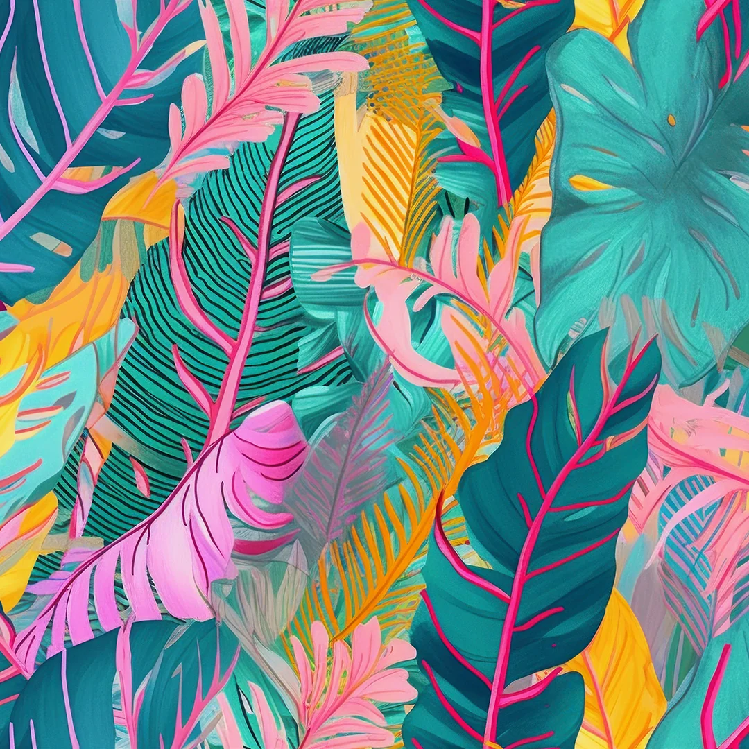 Tropic Voltage — Luxury Floral Wallpaper Dubai - Image 6