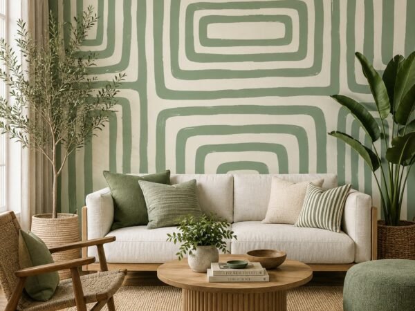 Verde Grid — Modern Wallpaper Dubai