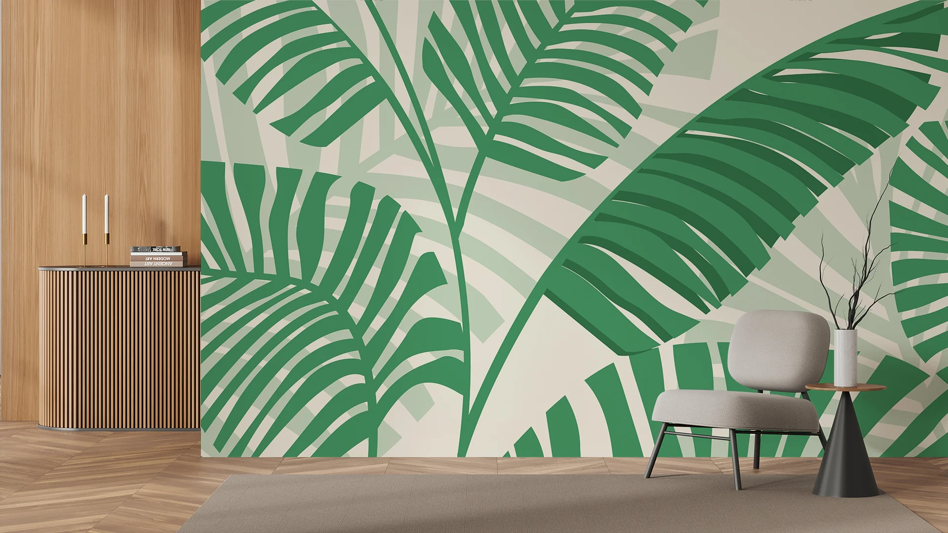 Verdure Array — Luxury Floral Wallpaper Dubai - Image 3
