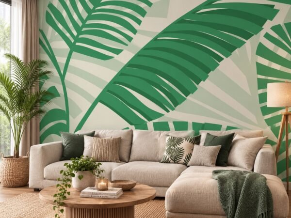 Verdure Array — Luxury Floral Wallpaper Dubai