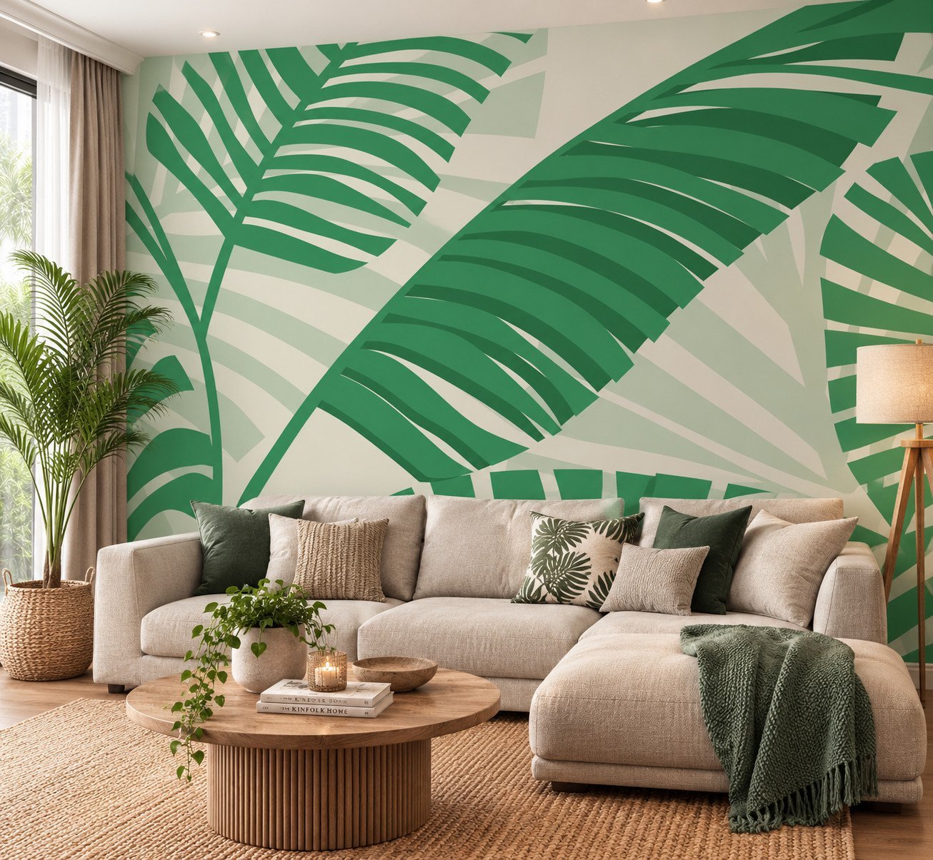 Verdure Array — Luxury Floral Wallpaper Dubai