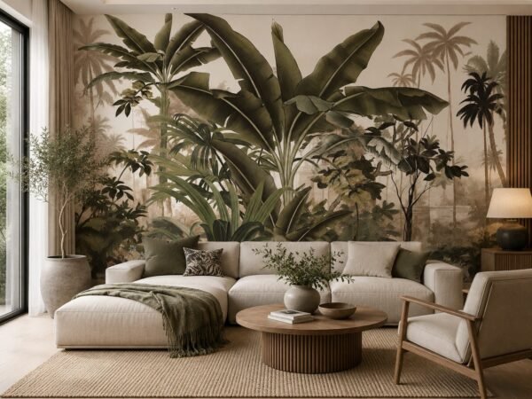 Verdure Relic — Luxury Floral Wallpaper Dubai