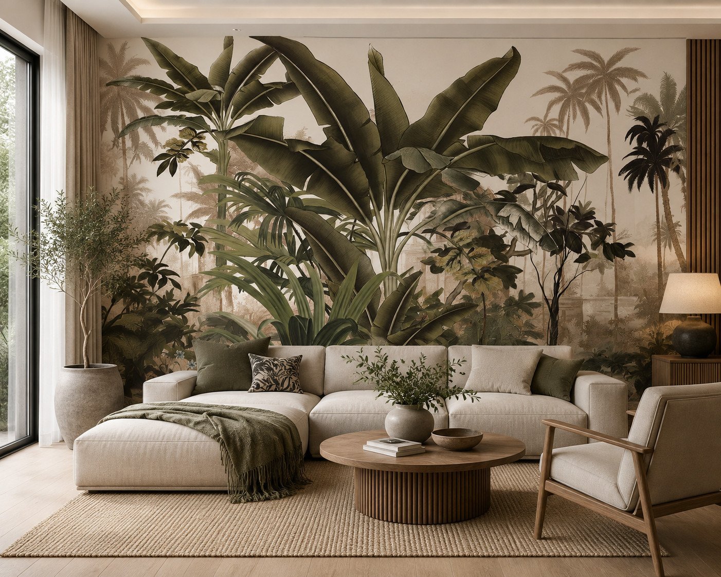 Verdure Relic — Luxury Floral Wallpaper Dubai
