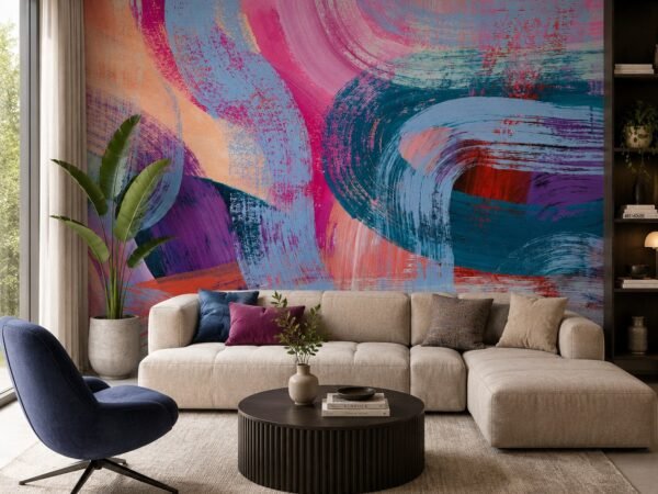 Vivid Sweep — Modern Wallpaper Dubai