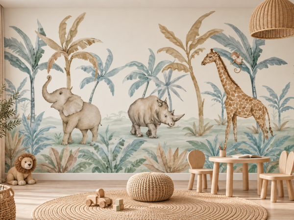Animal Horizon — Luxury Kids Wallpaper Dubai