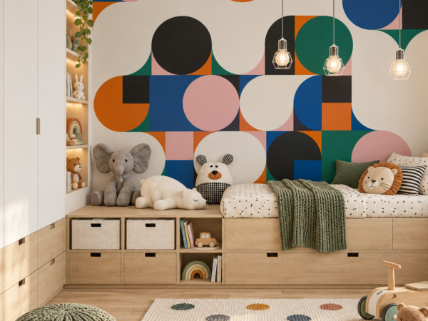 Bauhaus Rhythm — Modern Wallpaper Dubai