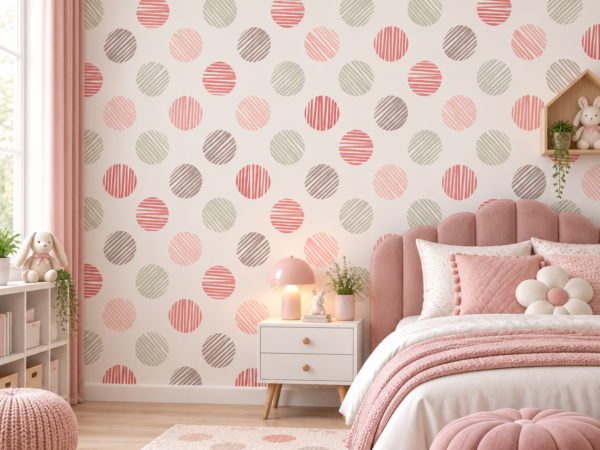 Candy Circles — Luxury Kids Wallpaper Dubai