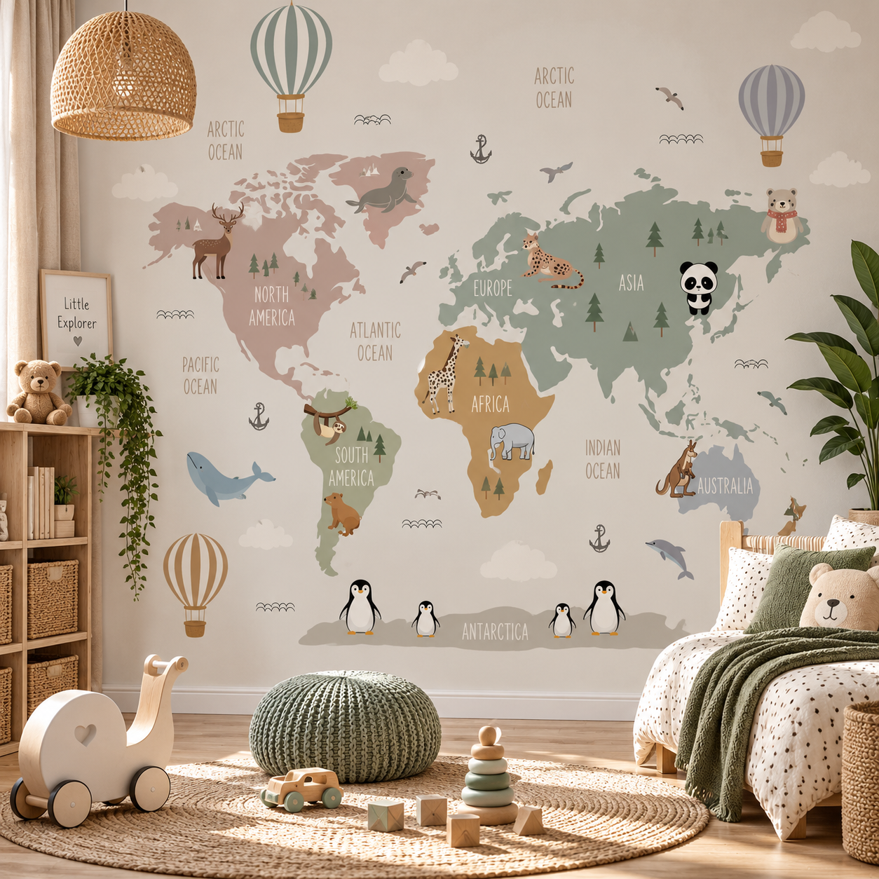 Cartograph Kin — Luxury Kids Wallpaper Dubai
