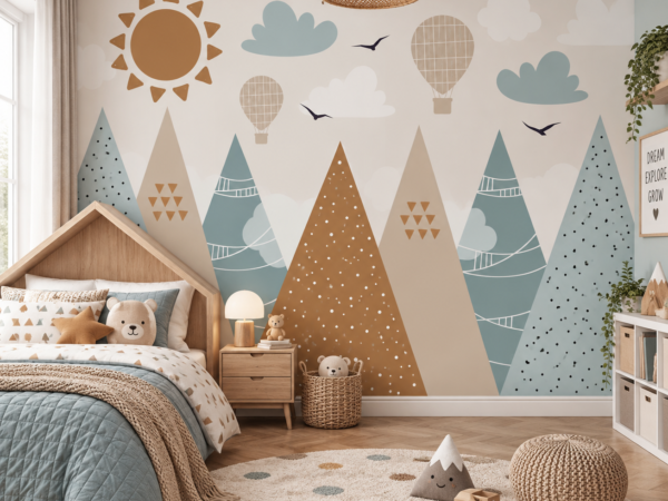 Cloud Valley — Luxury Kids Wallpaper Dubai