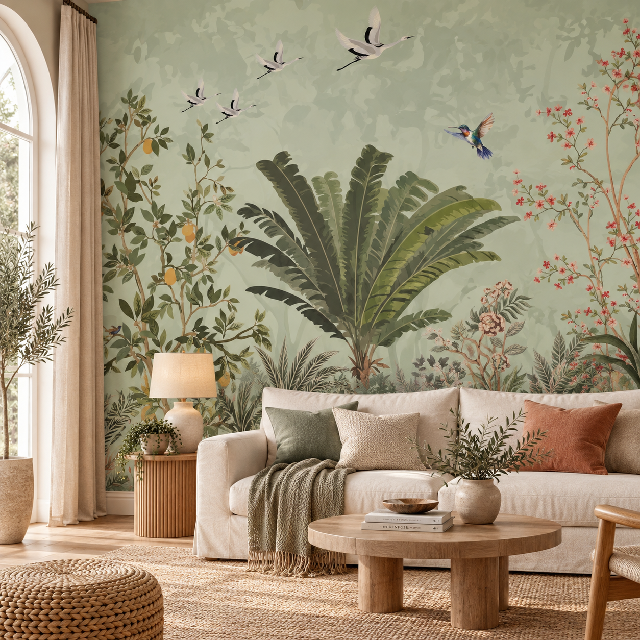 Coastal Calm — Luxury Floral Wallpaper Dubai - Image 4