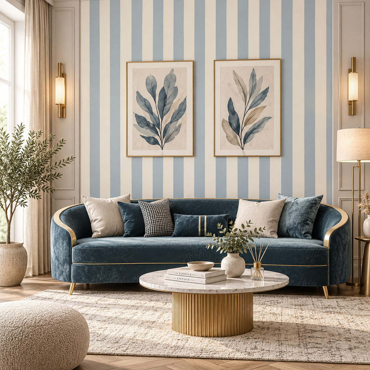 Coastal Lines — Modern Wallpaper Dubai