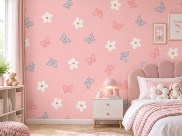 Daisy Flutter — Luxury Kids Wallpaper Dubai