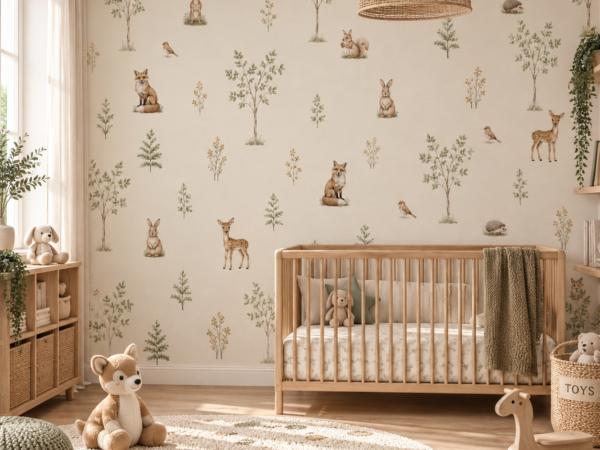 Fawn Folklore — Luxury Kids Wallpaper Dubai