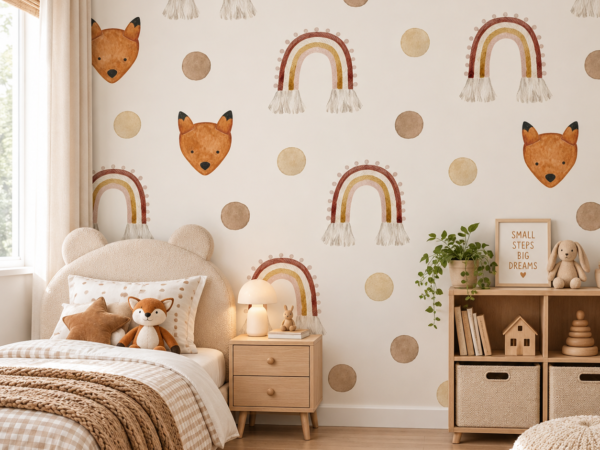 Fox Reverie — Luxury Kids Wallpaper Dubai
