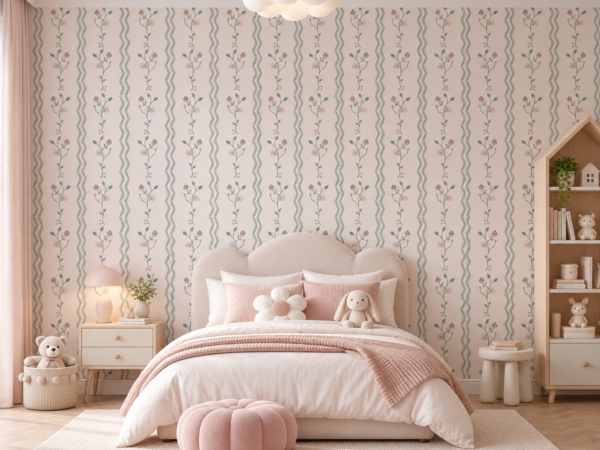 Garden Lines — Luxury Floral Wallpaper Dubai