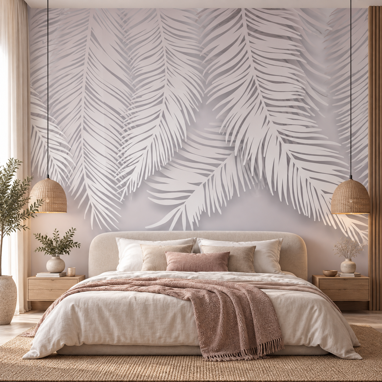 Halo Filigree — Luxury Floral Wallpaper Dubai