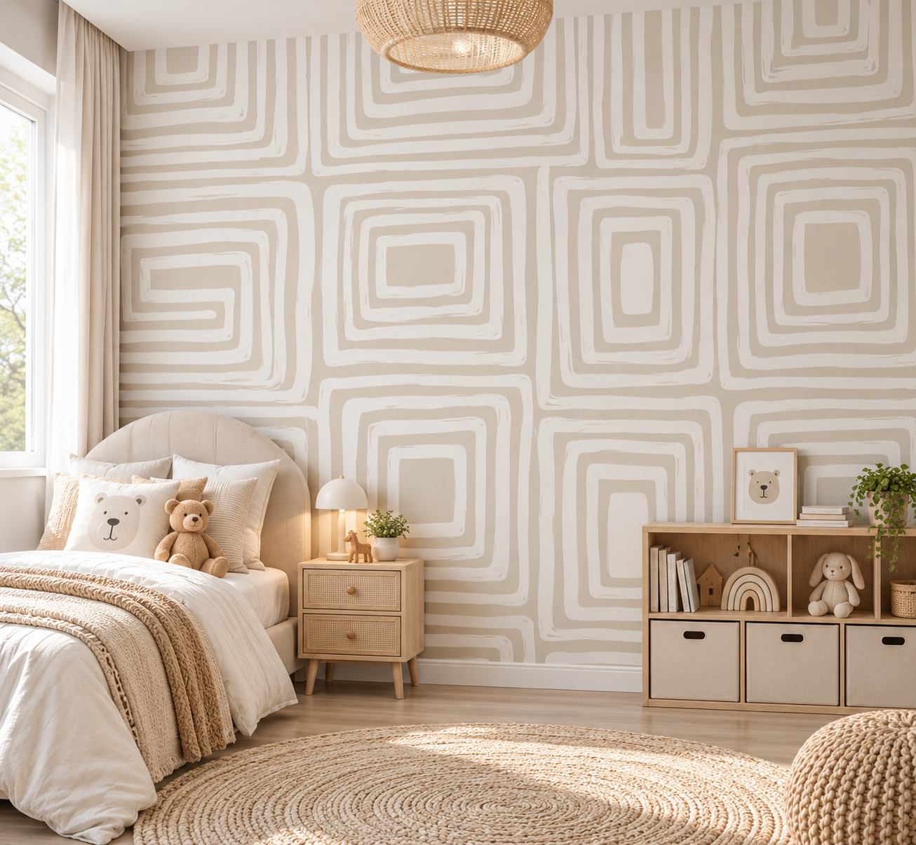 Ivory Echoes — Modern Wallpaper Dubai