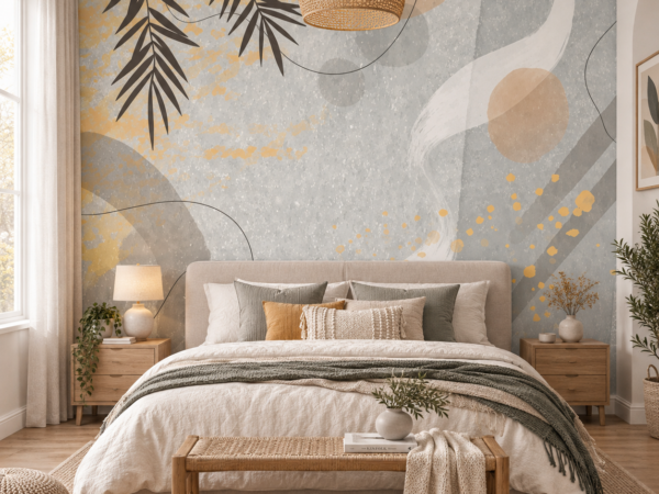 Linear Foliage — Plain & Textured Wallpaper Dubai