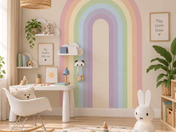 Mallow Arch — Luxury Kids Wallpaper Dubai