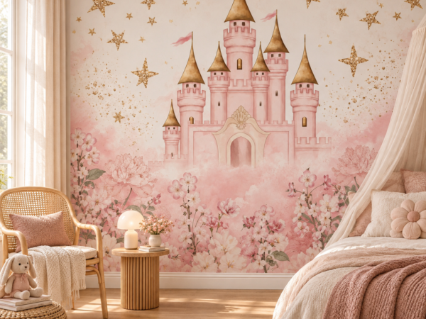 Meadow Drift — Luxury Floral Wallpaper Dubai
