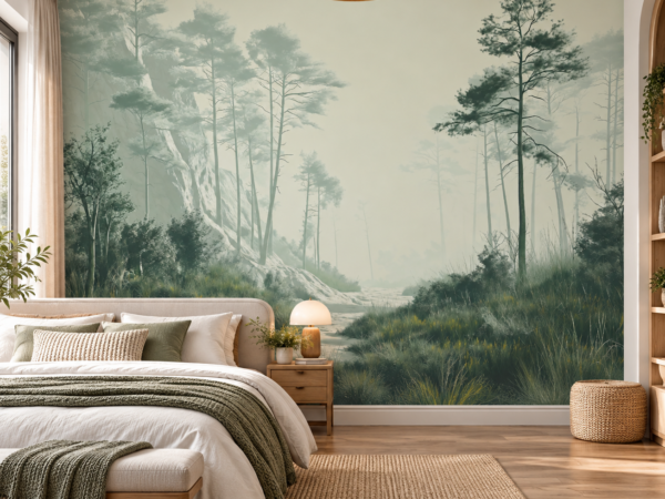 Misty Pines — Scenic Wallpaper Dubai