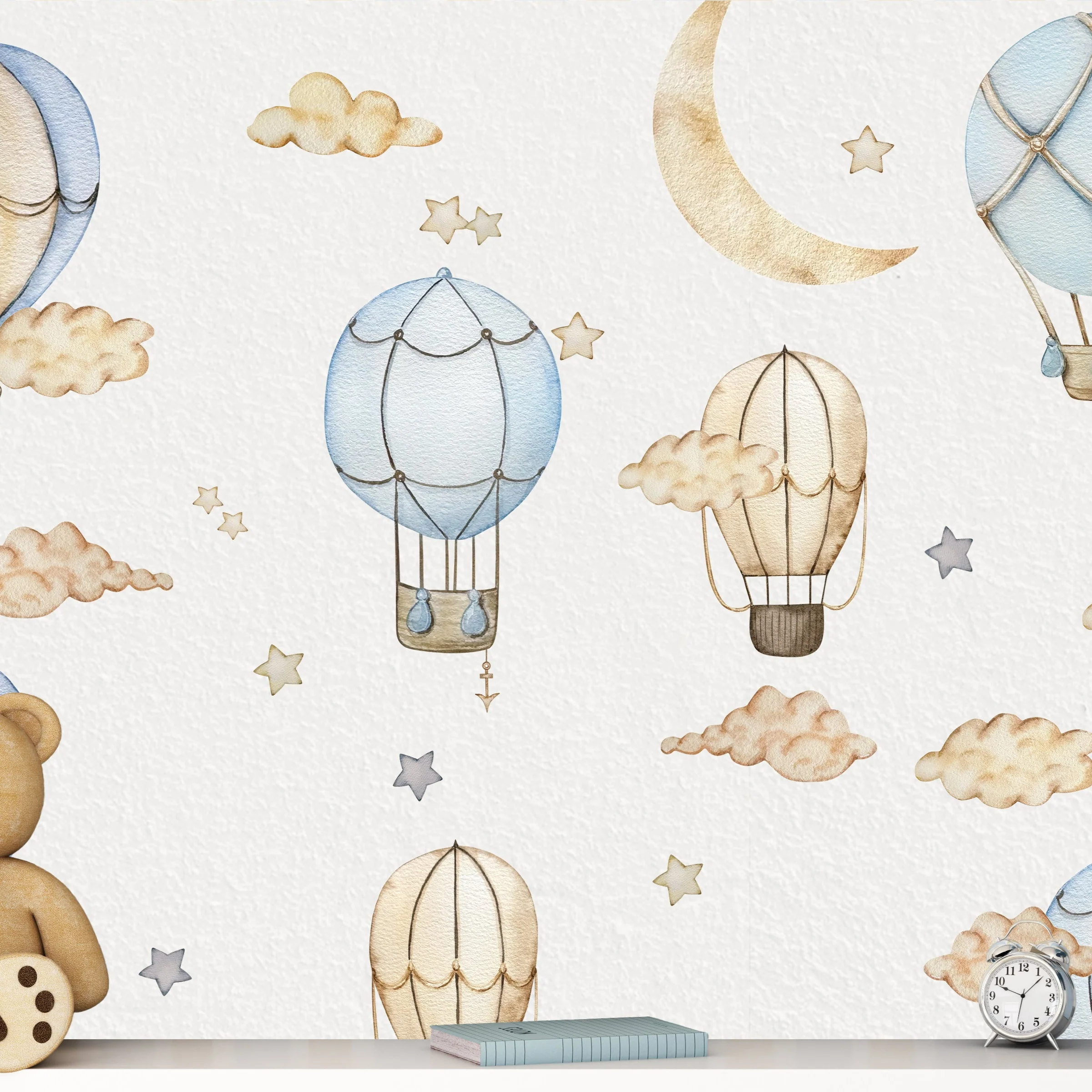 Moonlit Balloons — Luxury Kids Wallpaper Dubai - Image 2