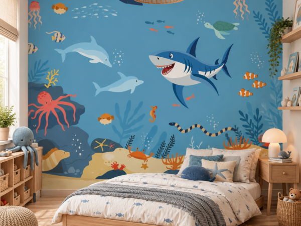 Ocean Quest — Luxury Kids Wallpaper Dubai