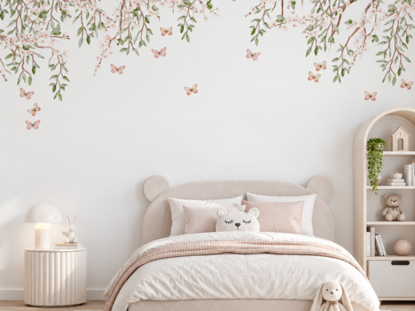 Petal Canopy — Luxury Floral Wallpaper Dubai