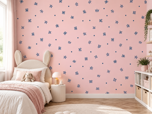 Pink Whimsy — Luxury Kids Wallpaper Dubai