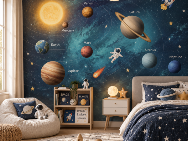 Planet Explorer — Luxury Kids Wallpaper Dubai