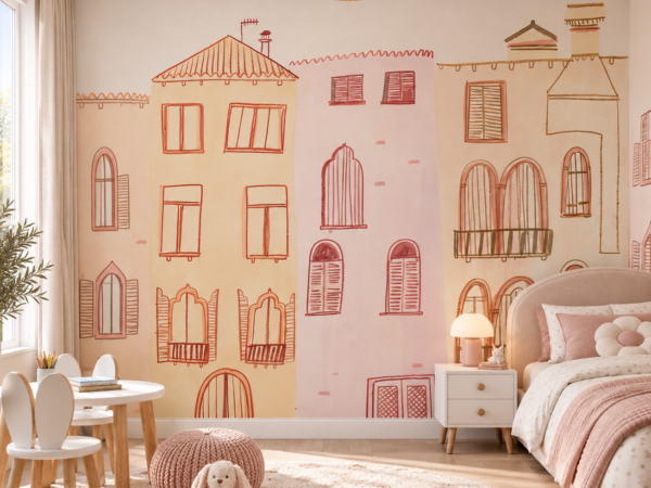 Rooftop Reverie — Luxury Kids Wallpaper Dubai