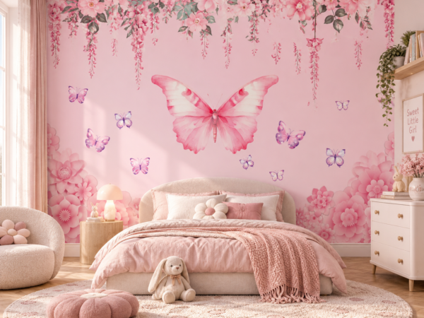 Rosette Wings — Luxury Kids Wallpaper Dubai