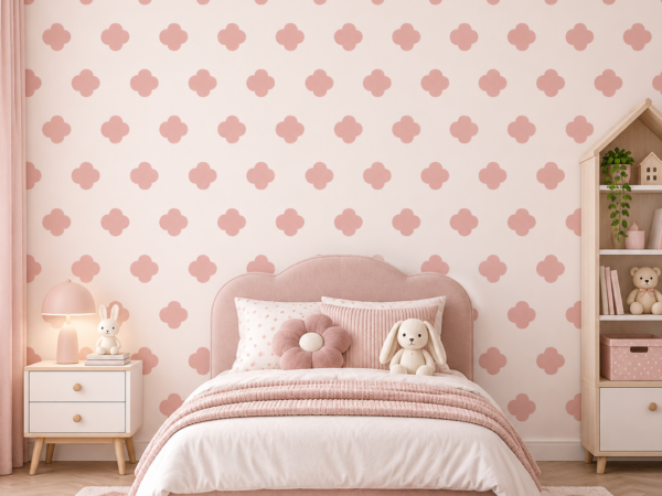 Rosy Meadow — Luxury Floral Wallpaper Dubai