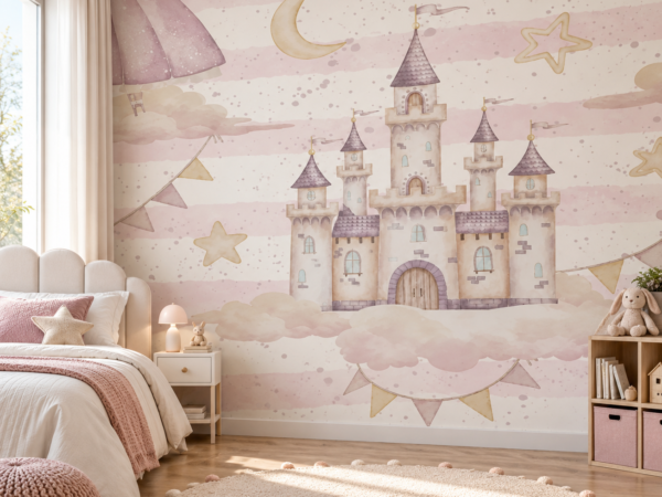 Starlight Palace — Luxury Kids Wallpaper Dubai
